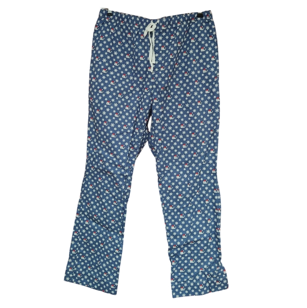 EUC Men's Vineyard Vines Whales W/ Santa Hats & Snowflakes Pajama Pants Size M